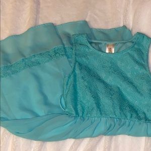 Teal dress